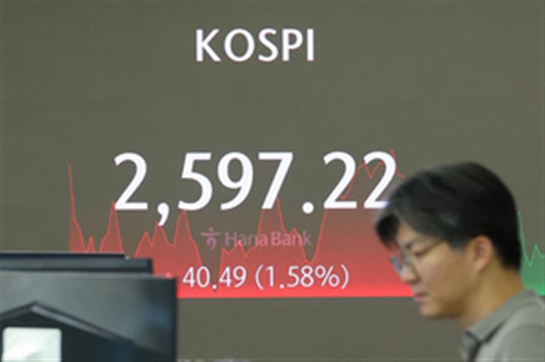 South Korean stocks up 1.41 per cent as US recession fears ease