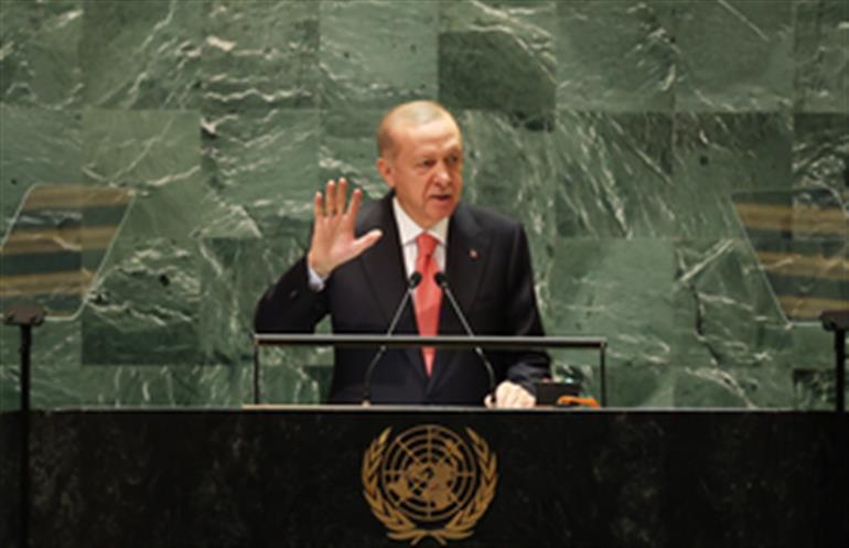 Turkish President skips mention of Kashmir at UNGA for first time since 2019