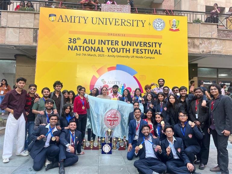 DAV College, Chandigarh, Strikes Gold at National Youth Festival in Noida