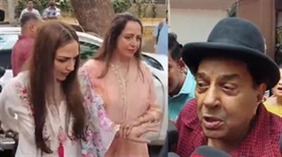 Dharmendra, Hema Malini, Esha Deol cast their votes