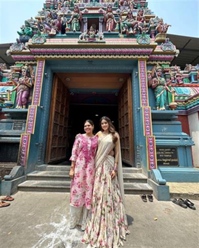 Janhvi visits Sridevi’s ‘favourite place’: Chennai's Muppathamman temple