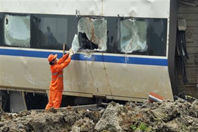Six railway workers dead after being hit by freight train in China