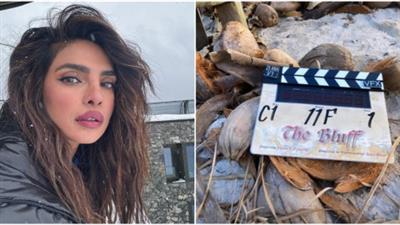 Priyanka Chopra says 'let's go' on Day One of 'The Bluff' shoot