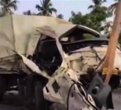 Six killed in truck-DCM van collision in Andhra