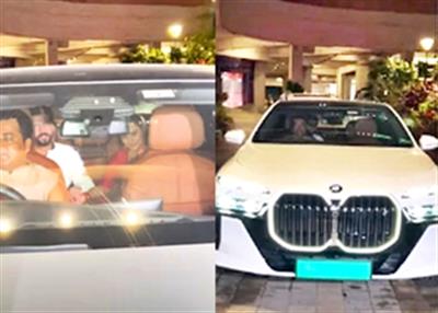 Zaheer Iqbal 'gifts' swanky BMW i7 to wife Sonakshi; video goes viral