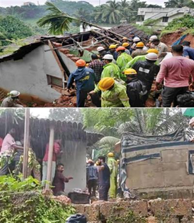 Four of a family killed as wall collapses in Karnataka