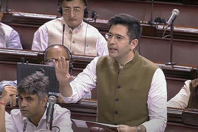 Two IPLs are going on in country, first is Indian Premier League, in which game is played with bat-ball and second is ‘Indian Paper Leak’, in which game is played with future of youth due to paper leaks: Raghav Chadha