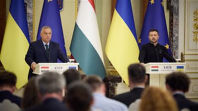 यूक्रेन के राष्ट्रपति, हंगरी के प्रधानमंत्री ने दूसरे शांति शिखर सम्मेलन पर चर्चा की
