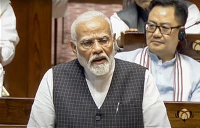 10 years completed, 20 more left: PM Modi's dig at INDIA bloc in Rajya Sabha