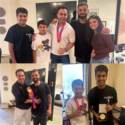 विराट कोहली ने दिल्ली में परिवार के साथ टी20 वर्ल्ड कप जीत का जश्न मनाया