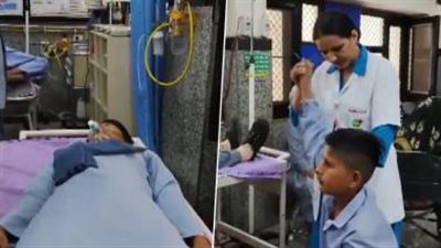 Haryana: More than 40 school children injured due to bus overturn