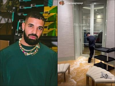 Drake shares glimpse of his flooded mansion, makes light-hearted joke