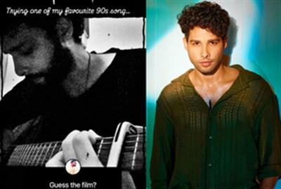 Siddhant Chaturvedi croons one of his favourite 90s songs