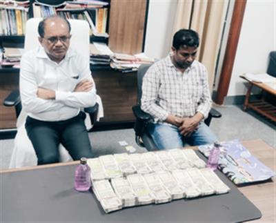 Joint collector caught taking Rs 8 lakh bribe in Telangana