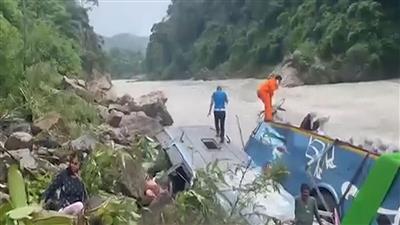 Nepal bus accident: 14 people died