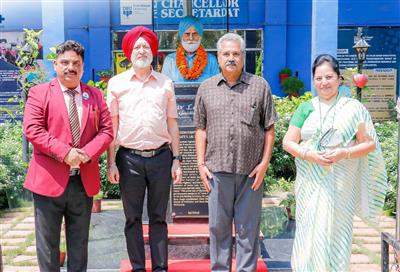 Former DGP Punjab, HS Dhillon, Motivates Desh Bhagat University Students