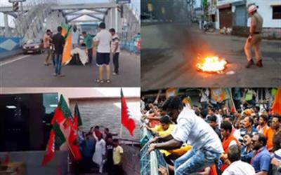 Bengal strike: Violence erupts in some areas, BJP claims firing on activists