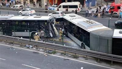 1 killed, 38 injured after 2 Metrobuses collide in Istanbul