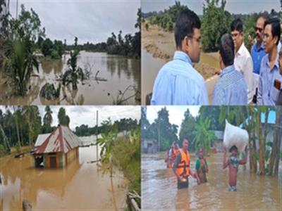 Tripura: Over 17,500 people leave relief camps as flood situation improves