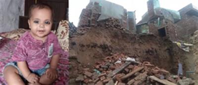 One dead, four injured in house collapse in UP's Mathura