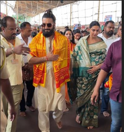 Deepika, Ranveer seek blessings in Siddhivinayak ahead of baby’s arrival