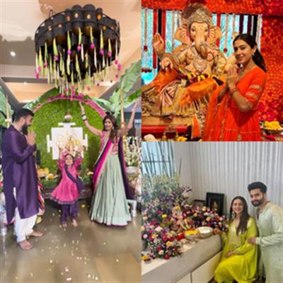 Shilpa Shetty, Sara, Rakul Preet share joy as they bring Ganpati home; spread festive cheer