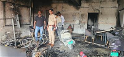 Aggrieved customer torches Ola bike showroom in Karnataka