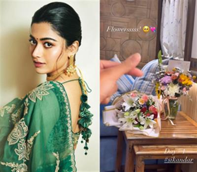 Rashmika shares 'flowery' update as she starts shooting for Salman Khan-starrer ‘Sikandar’