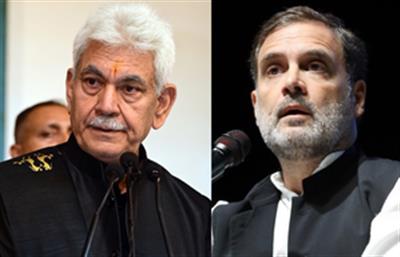 J&K L-G lashes out at Rahul Gandhi over 'Raja' remark