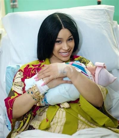 Cardi B welcomes baby girl