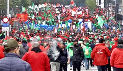 Belgium: Thousands protest in Brussels against Audi factory closure