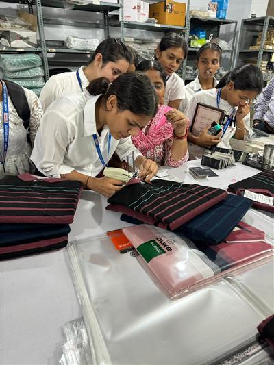 RIMT University Students Visit Duke Fashions India Ltd