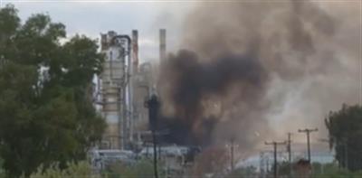 Four injured in Greek oil refinery fire