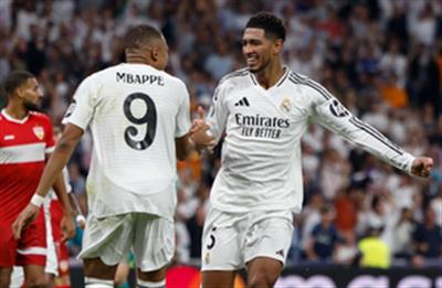 Champions League: Bellingham hails Mbappe as 'huge player' for Real Madrid after win over Stuttgart