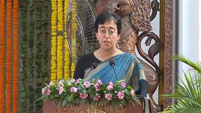 Atishi sworn-in as Delhi Chief Minister