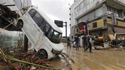 Heavy rainfall claims nine in Japan