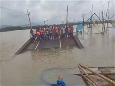 Bridge collapses in Bihar’s Bhagalpur district