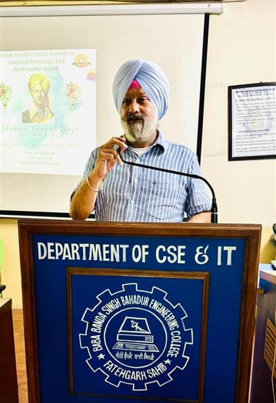 Baba Banda Singh Bahadur Engineering College Celebrates Shaheed Bhagat Singh's Birth Anniversary