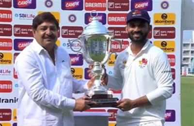 Irani Cup: Mumbai end 27-year wait, bag 15th title with commanding win over RoI