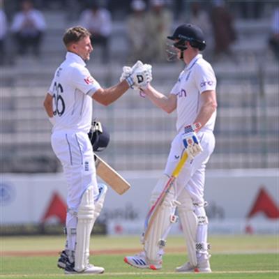 1st Test: Brook, Root's record-breaking stand puts England in sight of big win over Pakistan