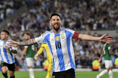 Messi's hat-trick helps Argentina crush Bolivia; Colombia, Brazil cruise