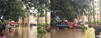 Heavy rain inundates several localities in Bengaluru