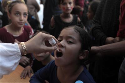 WHO delivers supplies for 2nd phase of polio vaccination campaign in Gaza: UN