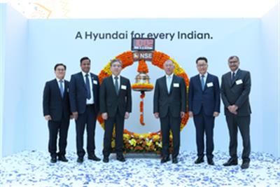 Hyundai Motor India shares slide more than 7 pc on first day of listing