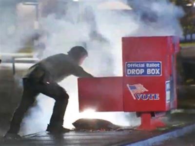 Drop box fires destroy hundreds of ballots in Oregon, Washington ahead of Prez poll