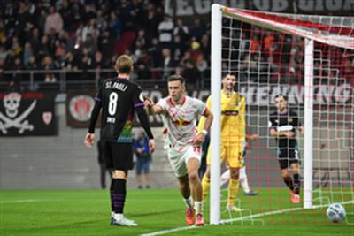 Leipzig edge St. Pauli, Stuttgart secure hard-earned win to advance into German Cup last 16