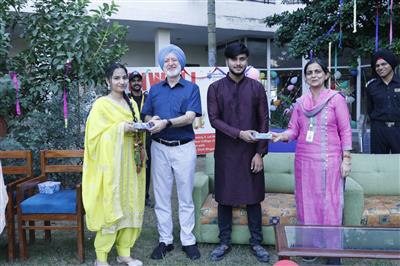 Desh Bhagat University organized a rally on the theme “Green Diwali - Say No to Crackers.”