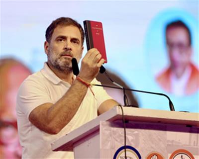 Rahul Gandhi breaks silence, says BJP insults Ambedkar with attacks on Constitution