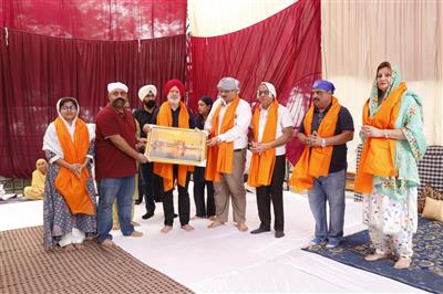 Sri Sukhmani Sahib Path organised by Desh Bhagat Dental College and Hospital for academic session