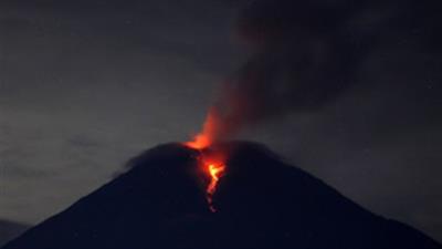 Indonesia's Semeru volcano erupts again, spewing ash 1 km above summit